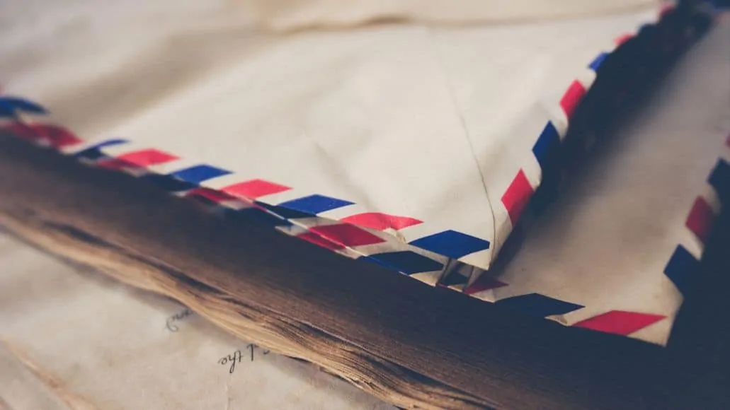 United States postal service envelope for seeds