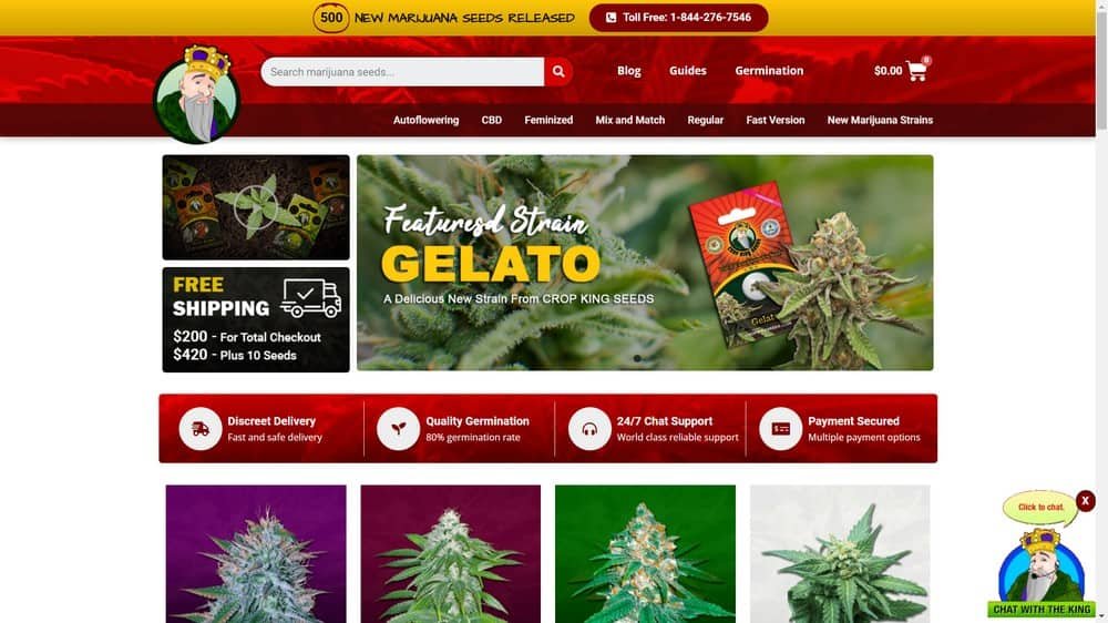 Crop King Seeds Website