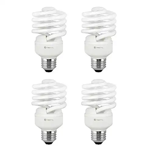 T2 Spiral 5000K Compact Fluorescent Light Bulbs