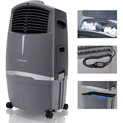 Honeywell 525 CFM Portable Evaporative Cooler with Fan & Humidifier
