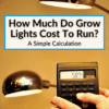 How Much Do Grow Lights Cost To Run