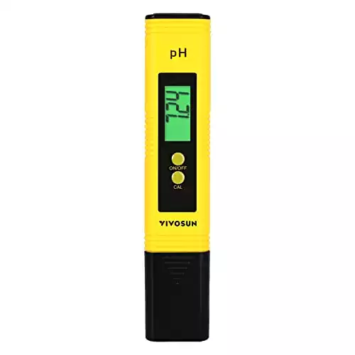VIVOSUN High Accuracy Digital pH Meter, UL Certified