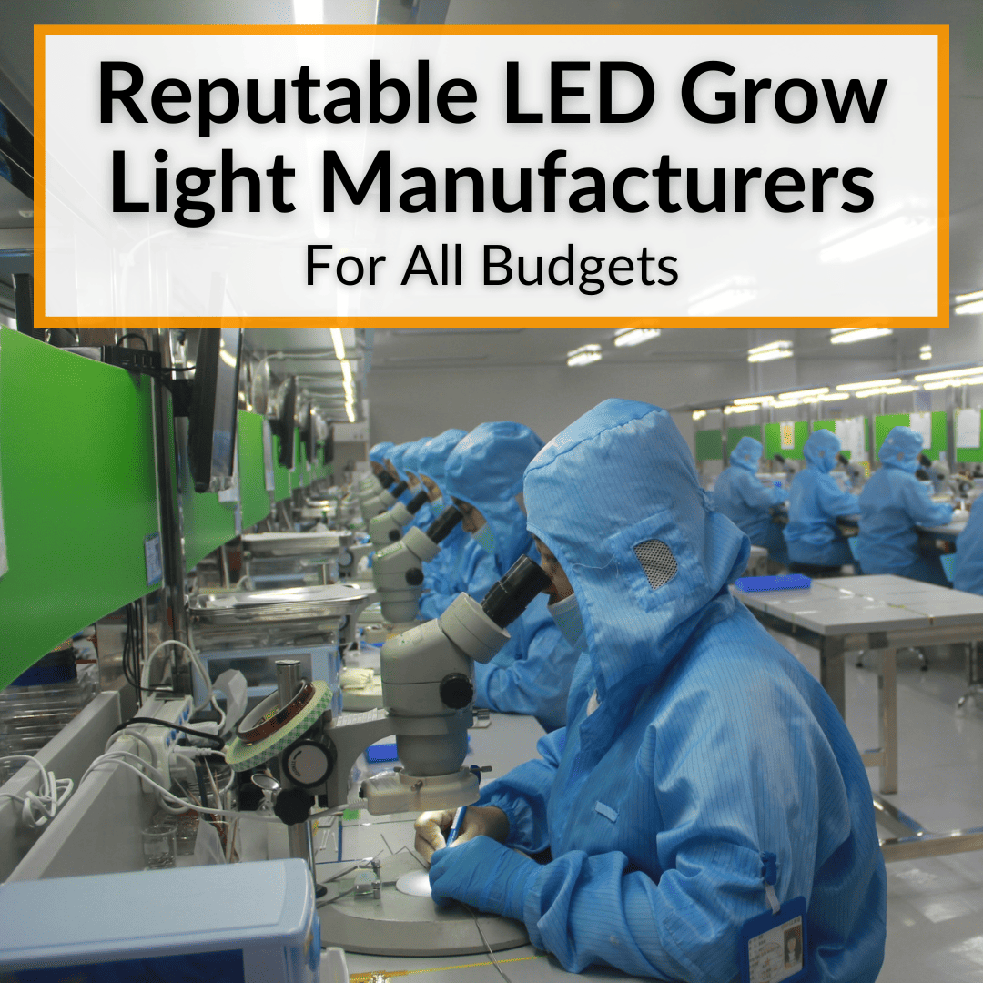 LED Grow Light Manufacturers