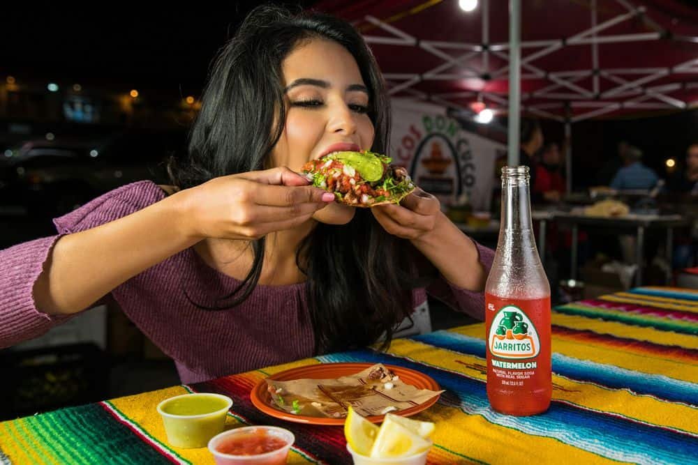 stoned woman with munchies