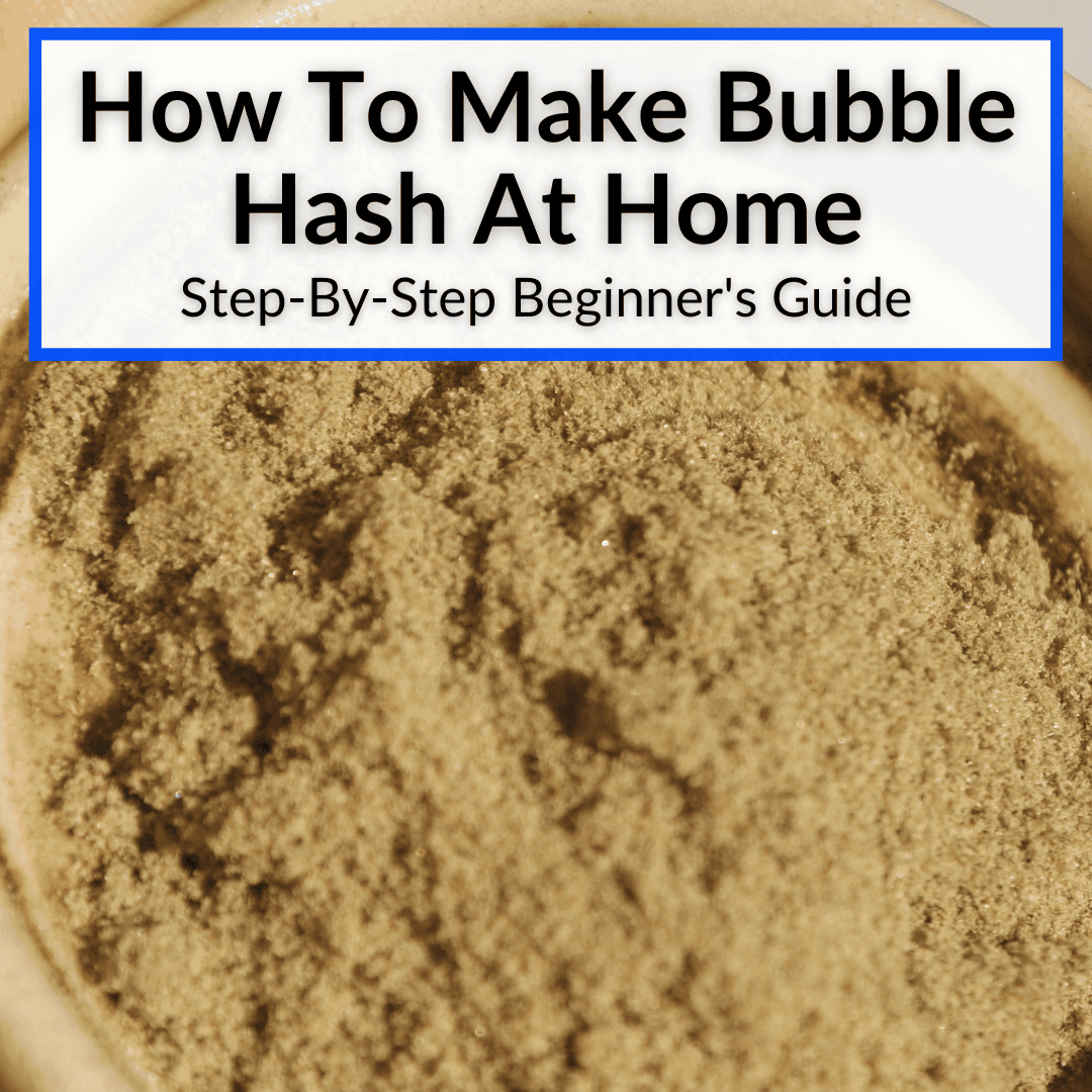 How To Make Bubble Hash At Home